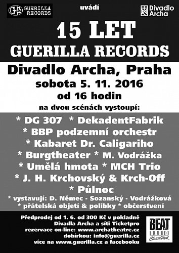 Guerilla Records v Divadle Archa