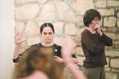 Od doteku k tanci — dílna Body Weather s Frankem van de Venem — duben 2016